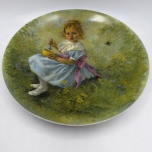 "Little Miss Muffet" by John McClelland 1981 Reco Limited Edition Plate. NIB